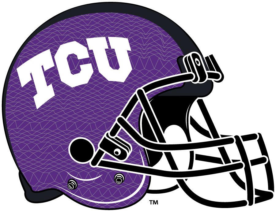 TCU Horned Frogs 2013-Pres Helmet Logo diy DTF decal sticker